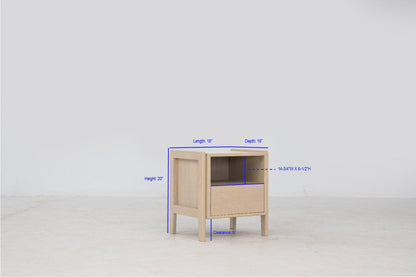 Plume 18" Nightstand by Sun at Six