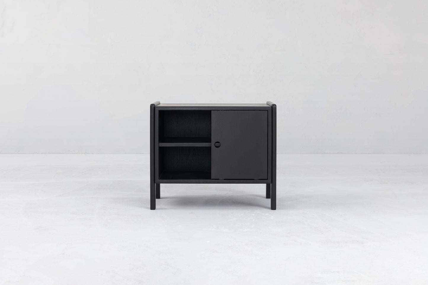 Plume 24" Nightstand in Black by Sun at Six