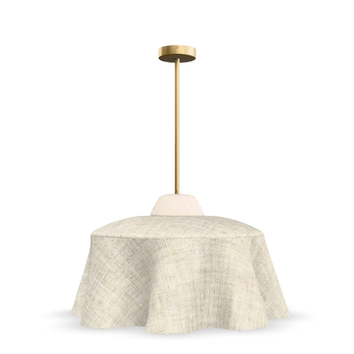 Fosbery Studio Plume Pendant by Fosbery Studio