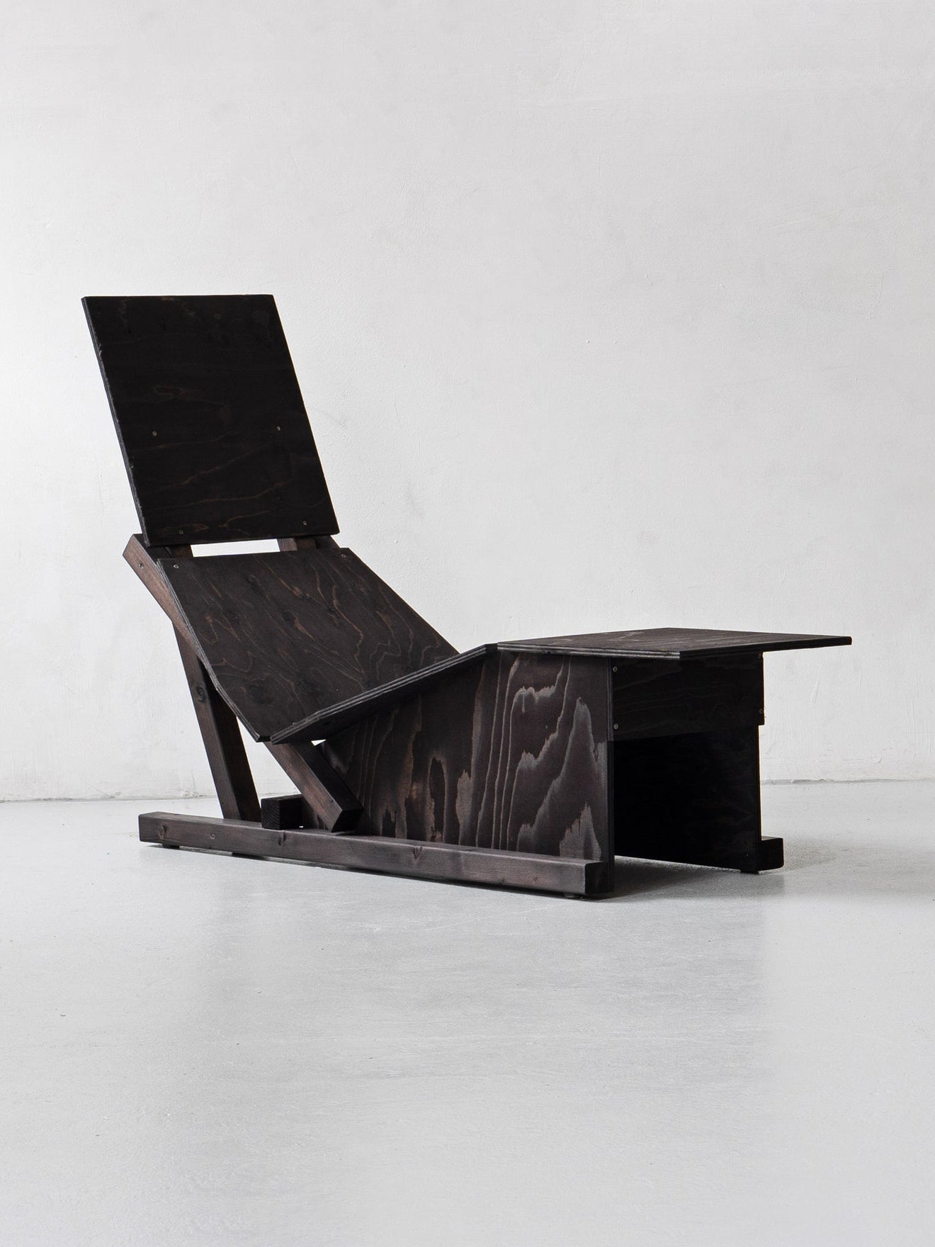 Plywood '4PM Self' Build Chaise by Mass Productions - Aram Chaises