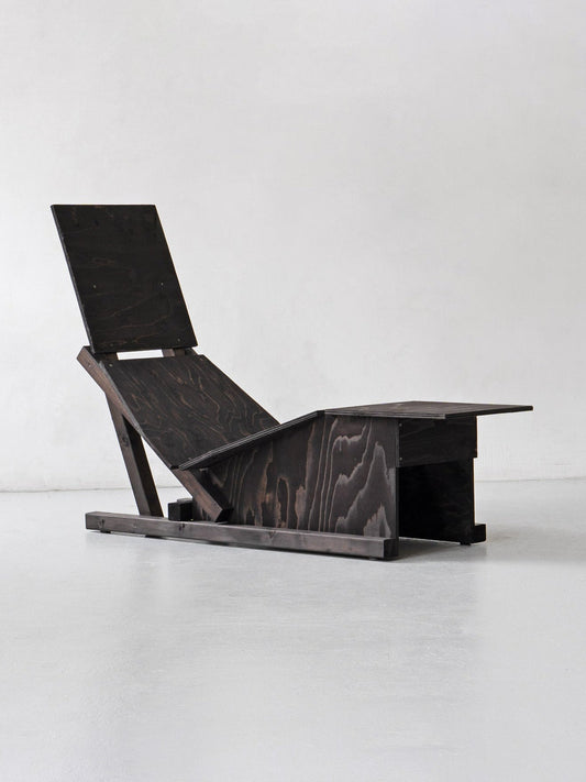 Plywood '4PM Self' Build Chaise by Mass Productions - Aram Chaises