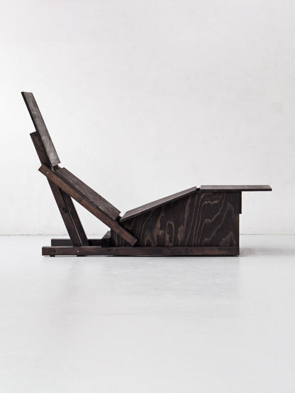 Plywood '4PM Self' Build Chaise by Mass Productions - Aram Chaises