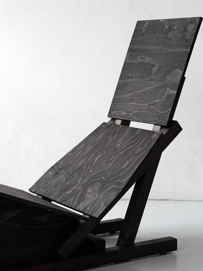 Plywood '4PM Self' Build Chaise by Mass Productions - Aram Chaises
