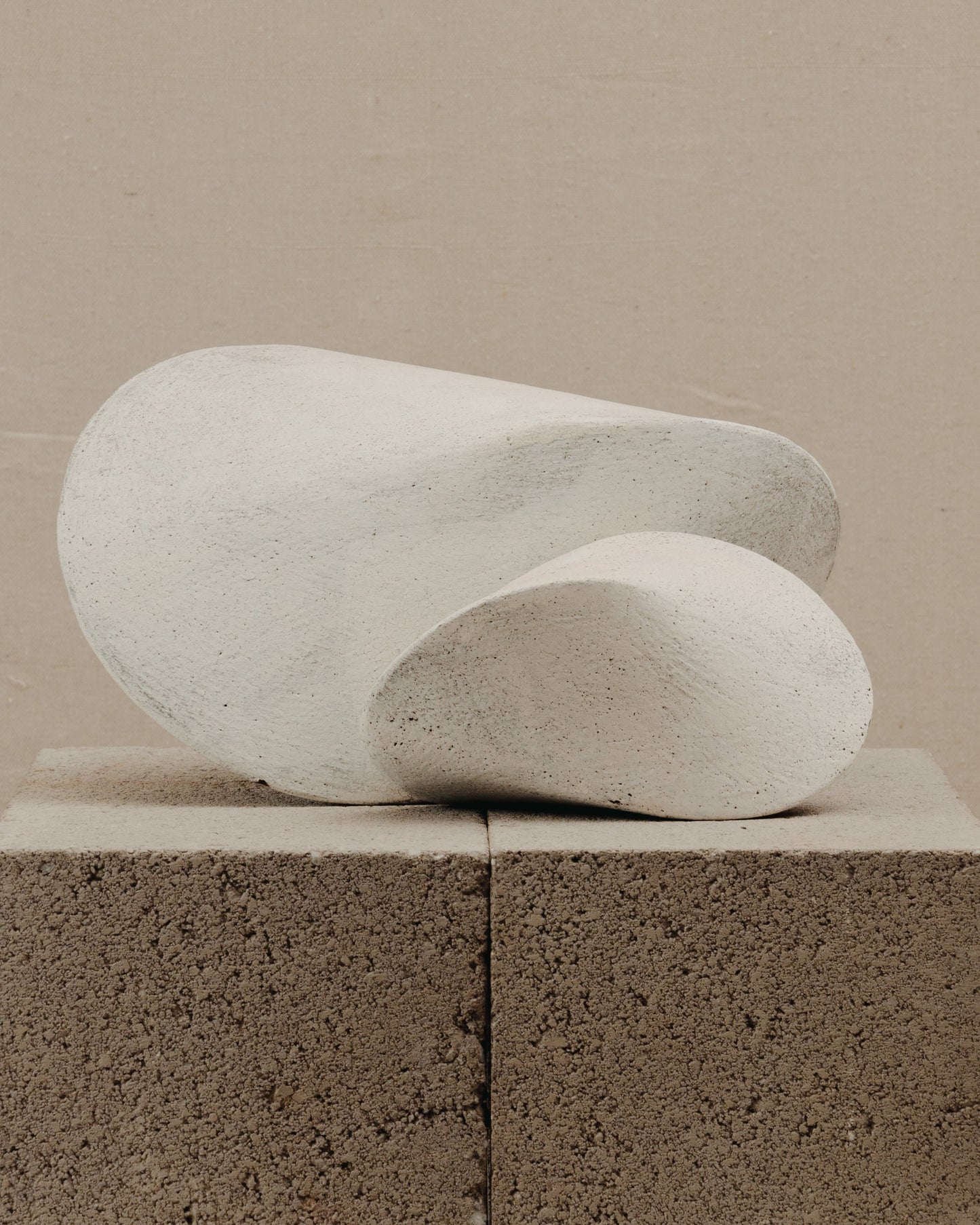 Pods in Chalk White Sculptures