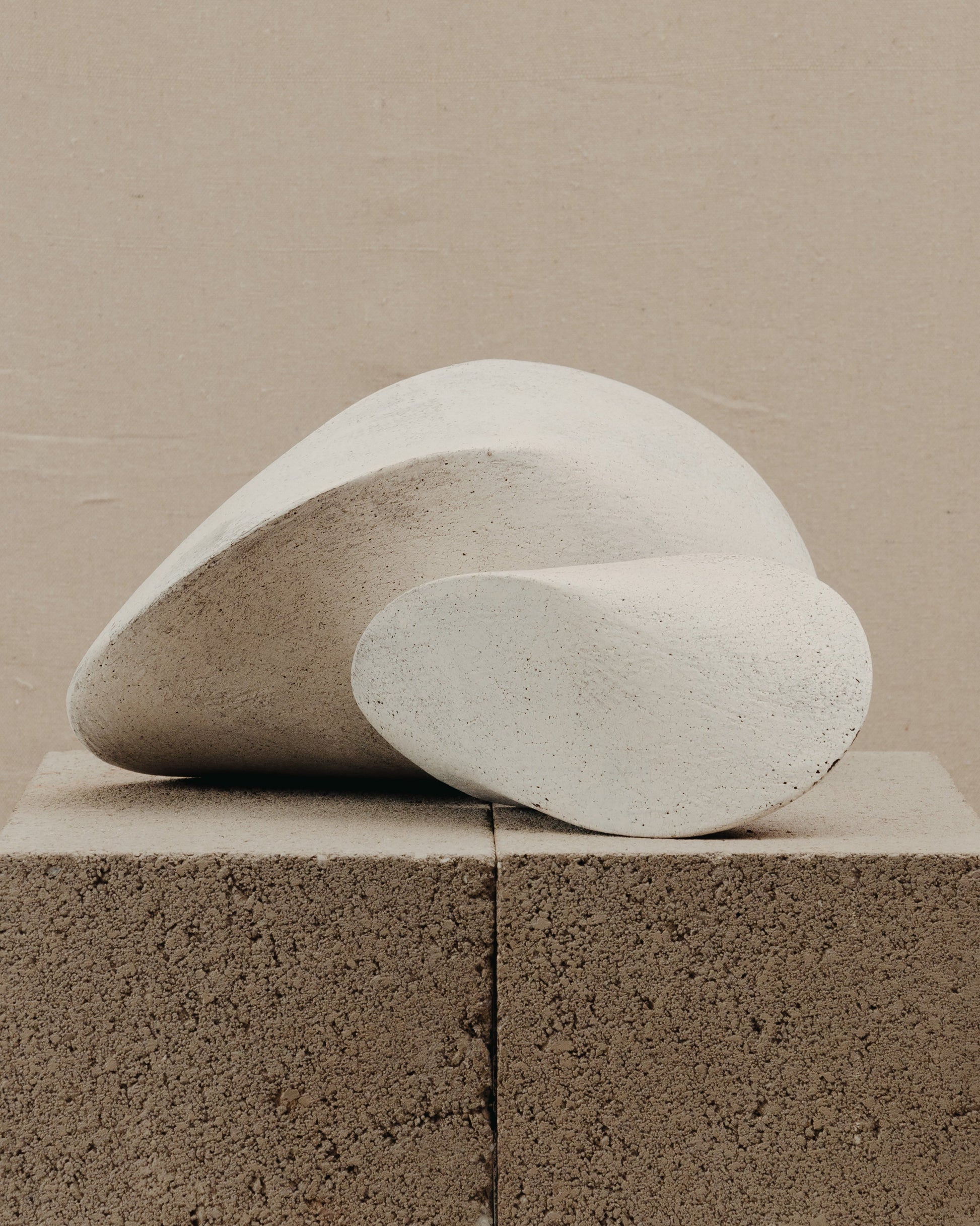 Pods in Chalk White Sculptures