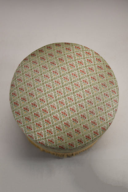 Pomona Poef in Brandt's Trellis Stools