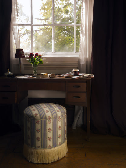 Pomona Poef in Sofa Stripe Stools