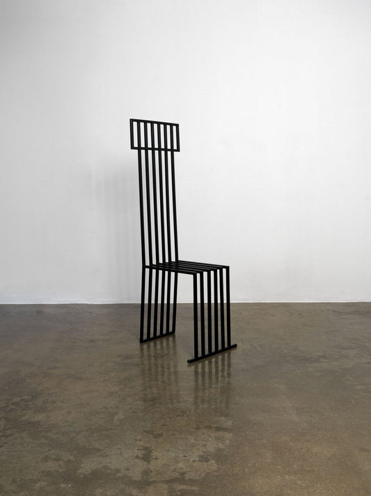 Postmodern Metalwork Throne Chair Chairs