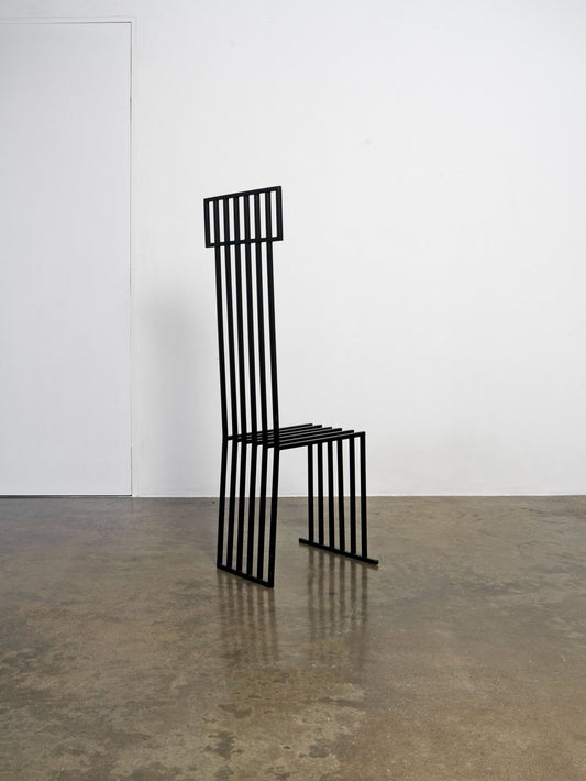 Postmodern Metalwork Throne Chair Chairs