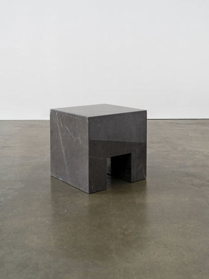 Postmodern Solid Marble Stool / Side Table End Tables