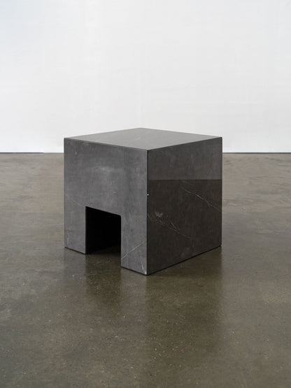 Postmodern Solid Marble Stool / Side Table End Tables