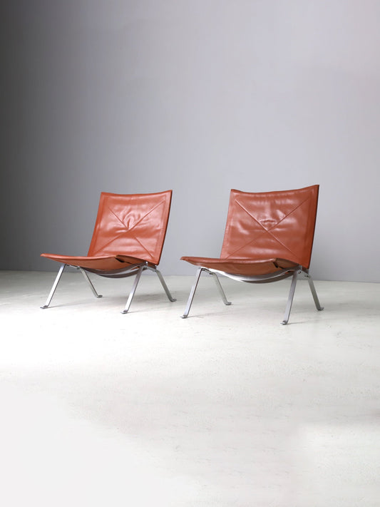 Poul Kjærholm 'PK22' Lounge Chairs - Set of 2 Chairs