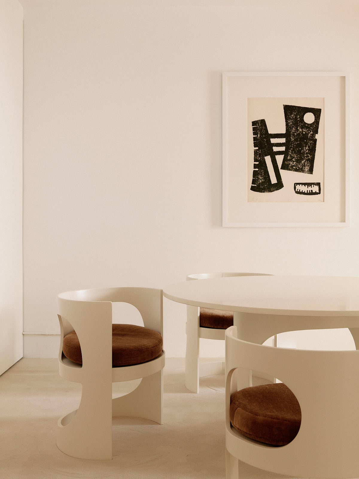 Arne Jacobsen 1969 Pre-Pop Dining Set, Table and 5 Chairs Dining Tables