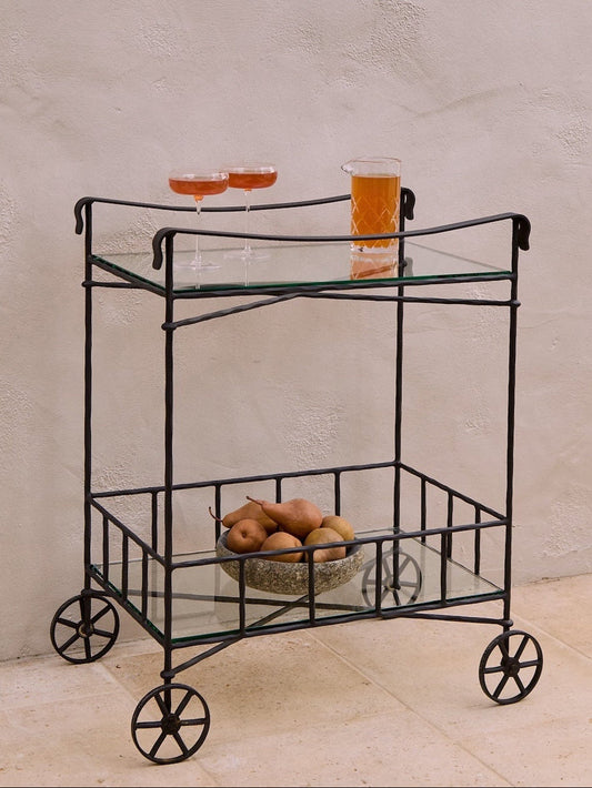 Provence Outdoor Bar Cart Carts