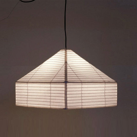 Pyramid Hanging Lamp by Nassi, Pleated Pendants