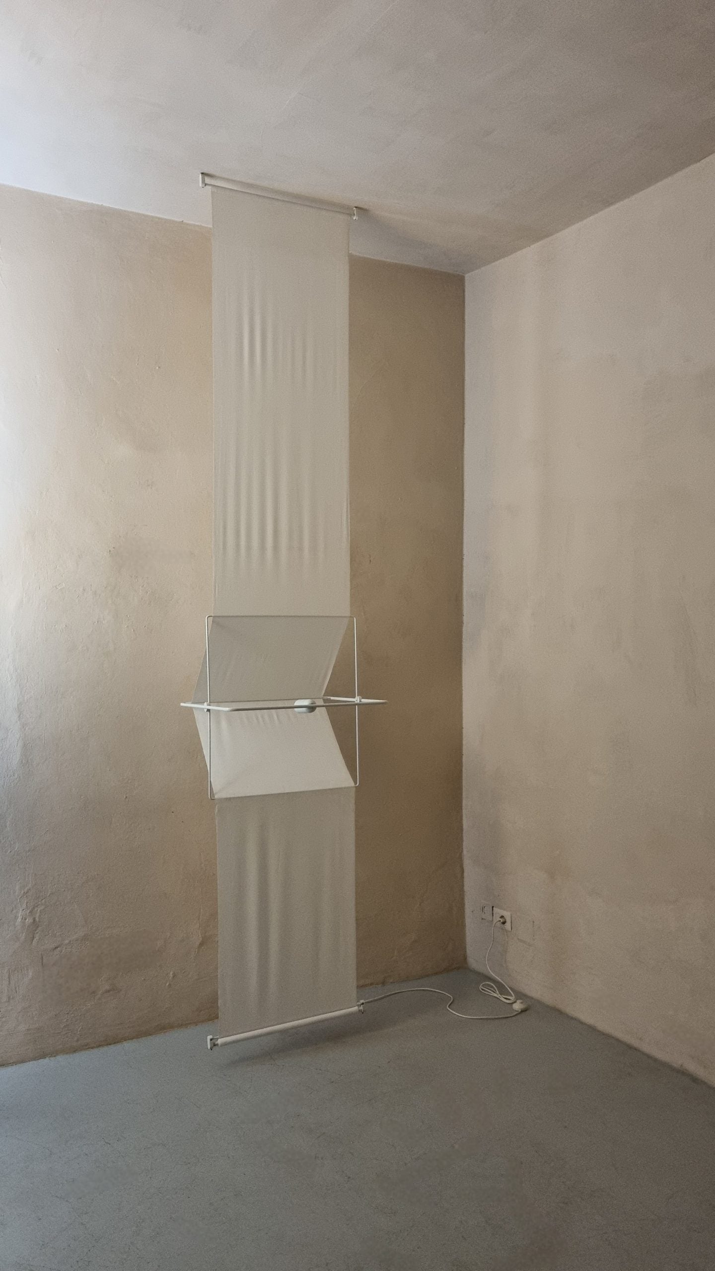 Quinta Rare Lighting Element Designed by Silvio Coppola for Studio Artemide, 1970s Flush Mounts