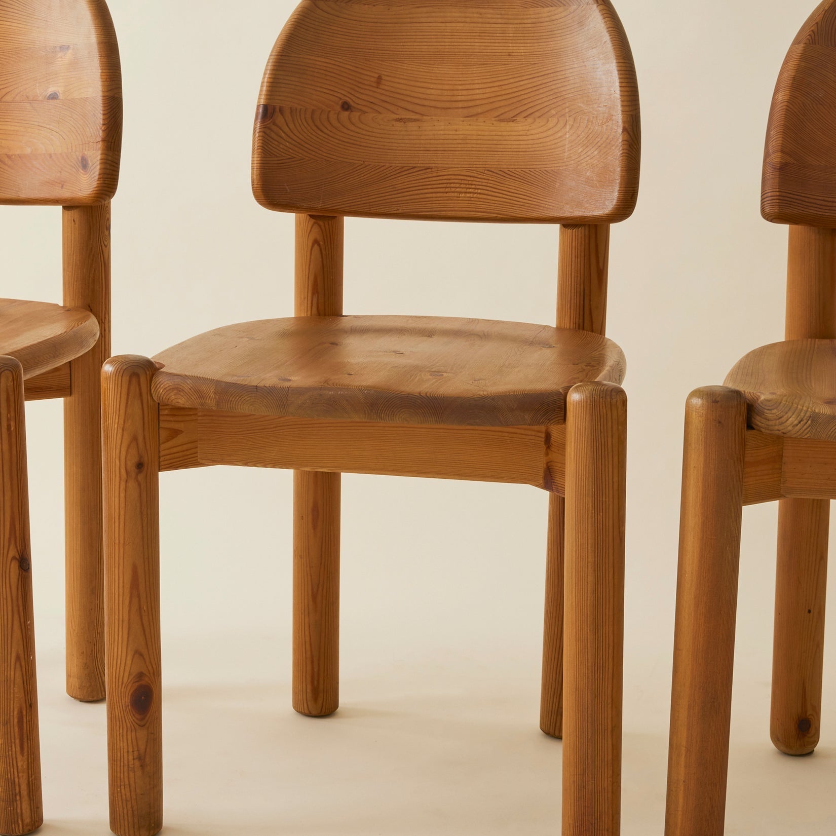 Rainer Daumiller Danish Pine Dining Chairs, Set of 6, 1970's Dining Chairs