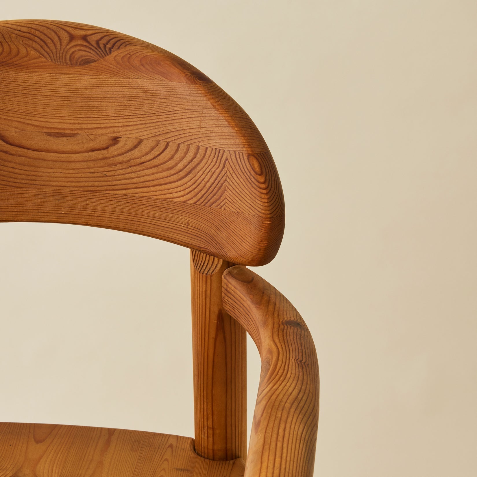 Rainer Daumiller Danish Solid Pine Dining Chairs, Set of 6, 1960s Dining Chairs