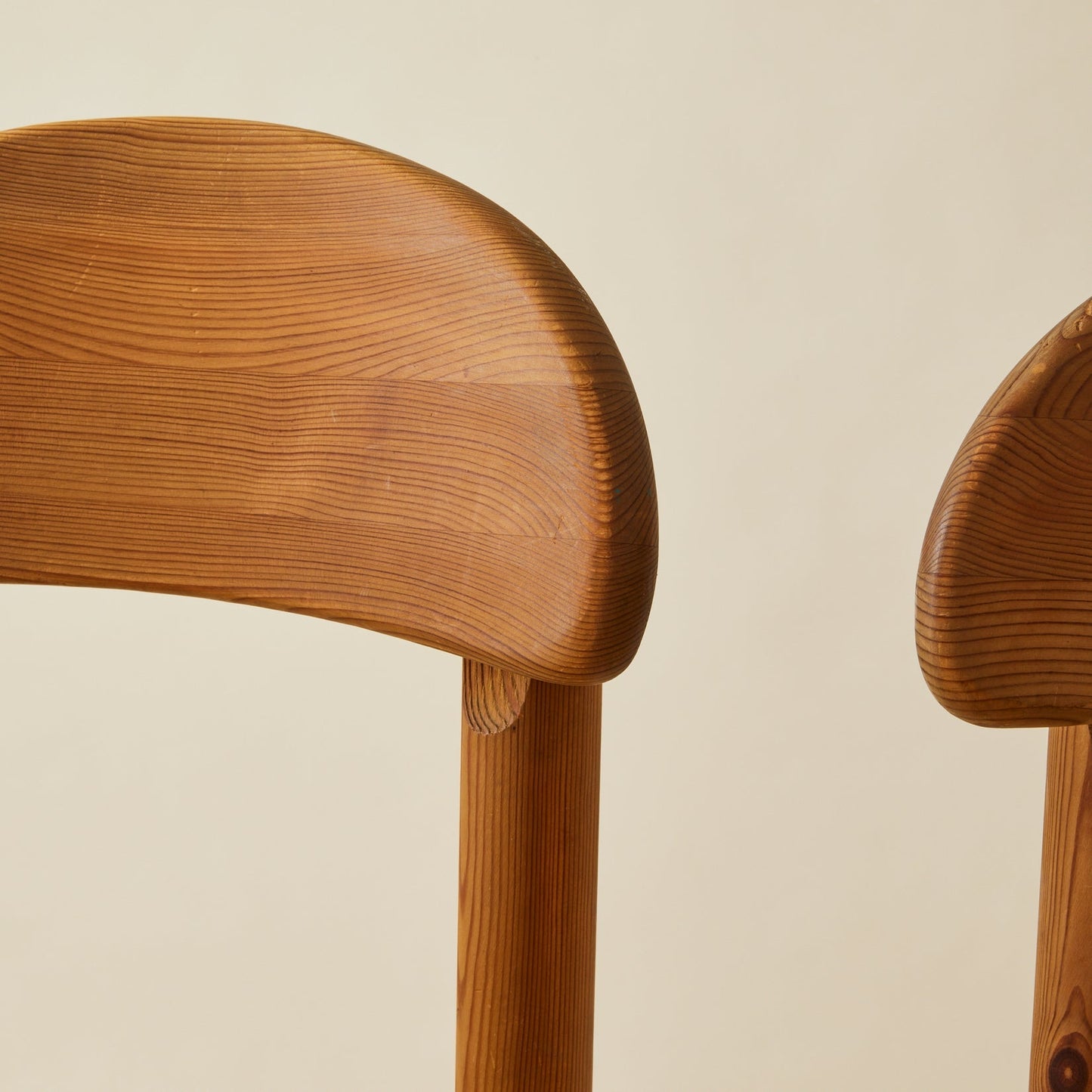 Rainer Daumiller Danish Solid Pine Dining Chairs, Set of 6, 1960s Dining Chairs