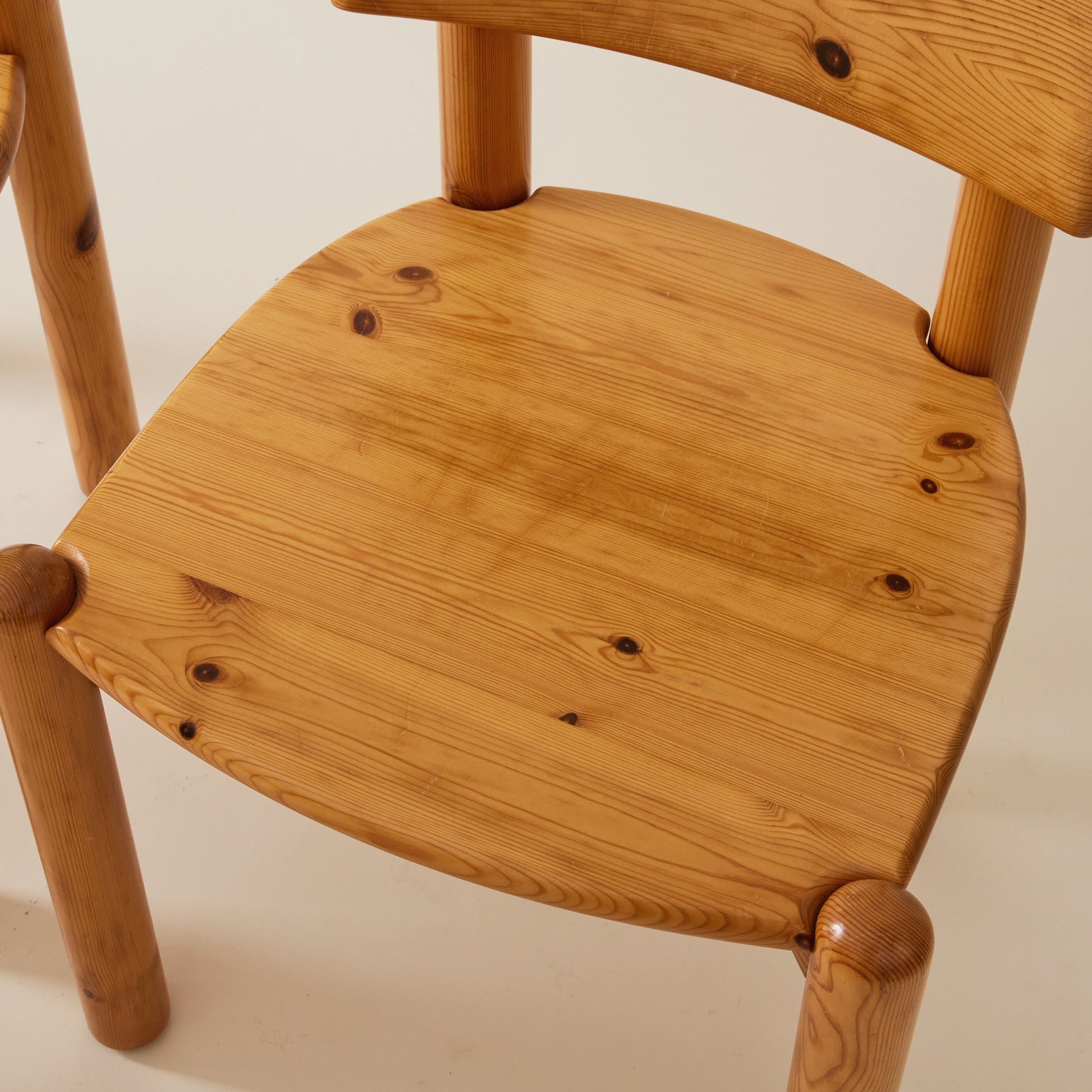 Set of 6 Pine Dining Chairs by Rainer Daumiller, 1960s-1970s Dining Chairs