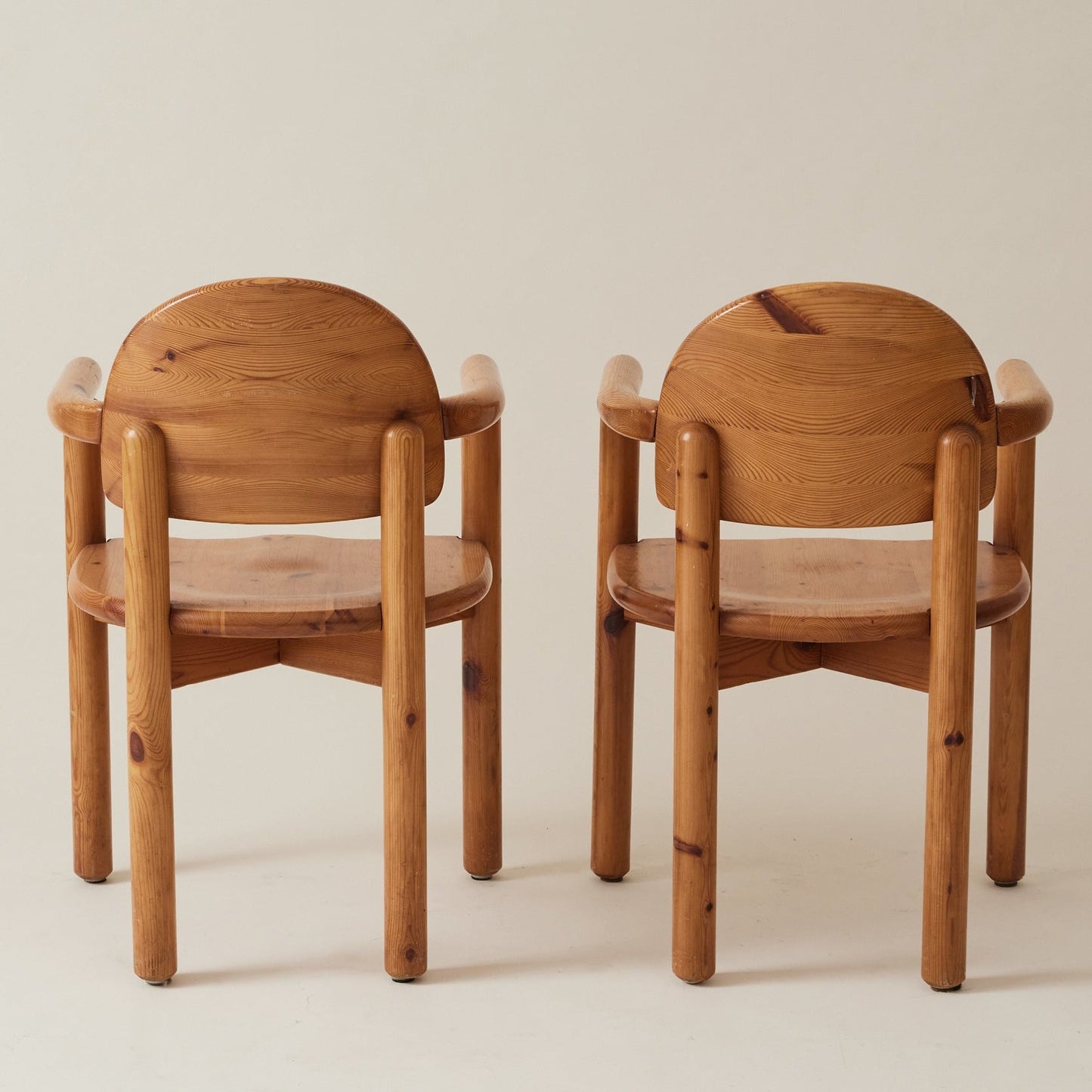Set of 6 Pine Dining Chairs by Rainer Daumiller, 1960s-1970s Dining Chairs