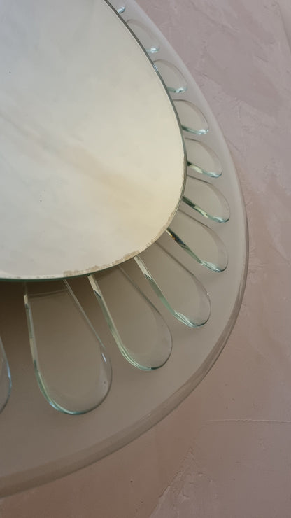 Rare Backlit Mirror and Shelf Designed by Max Ingrand for Fontana Arte, 60s Mirrors