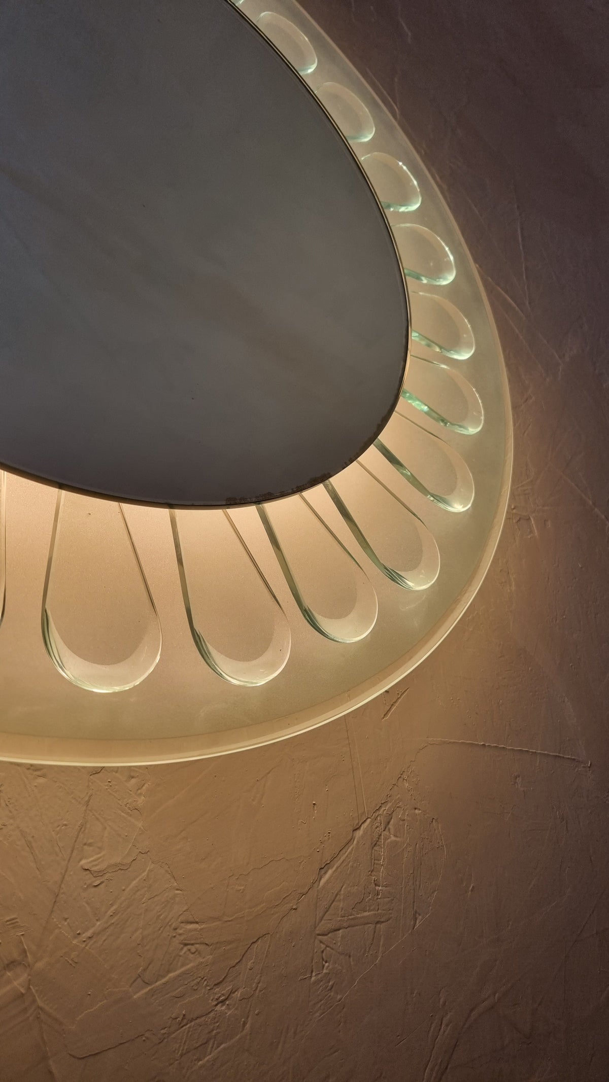 Rare Backlit Mirror and Shelf Designed by Max Ingrand for Fontana Arte, 60s Mirrors
