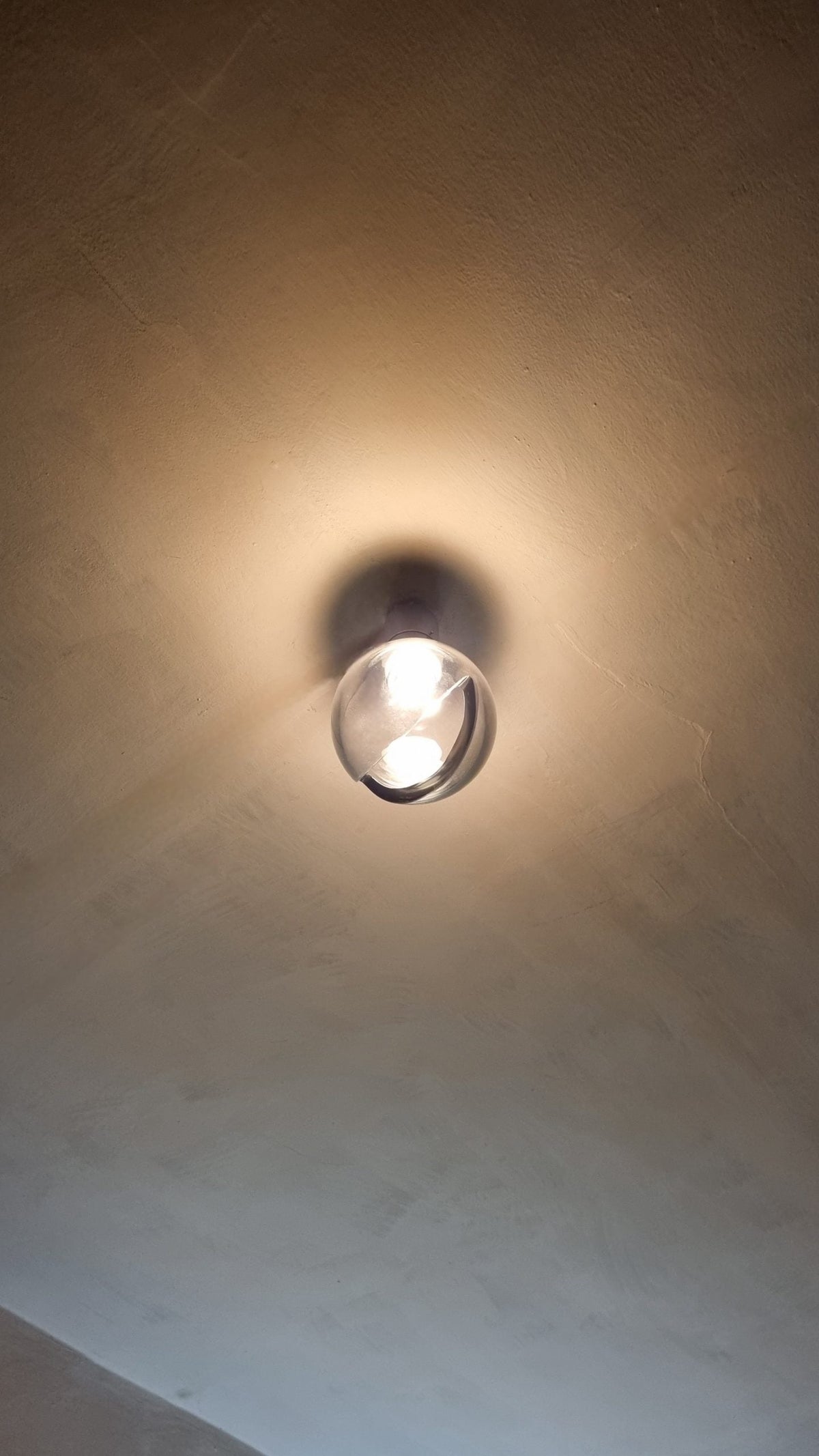 Rare Ceiling Lamp Produced by Seguso Vetri D' Arte, Italy 1960s Flush Mounts