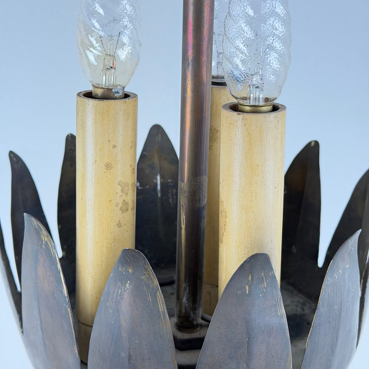 Rare Guglielmo Ulrich Chandelier by Strada with Murano Glass, Italy, Circa 1940 Chandeliers