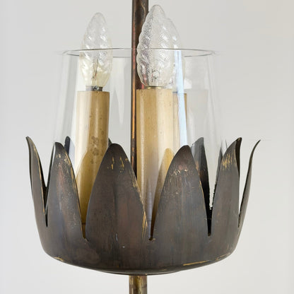 Rare Guglielmo Ulrich Chandelier by Strada with Murano Glass, Italy, Circa 1940 Chandeliers