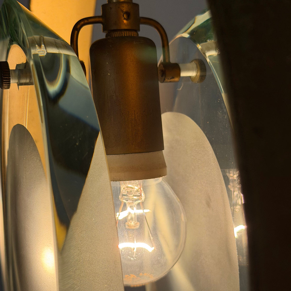 Rare Max Ingrand Model 1933 Pendant for Fontana Arte, Italy, 1961 Pendant Lights