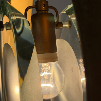 Rare Max Ingrand Model 1933 Pendant for Fontana Arte, Italy, 1961 Pendant Lights
