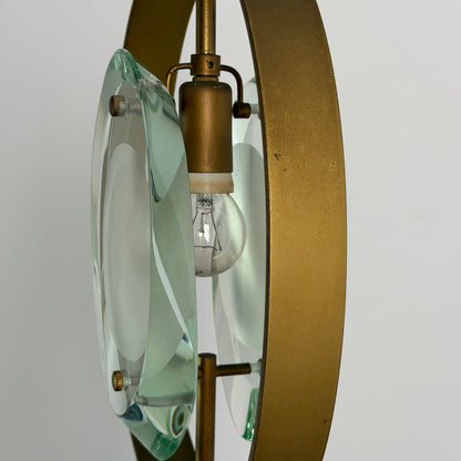 Rare Max Ingrand Model 1933 Pendant for Fontana Arte, Italy, 1961 Pendant Lights