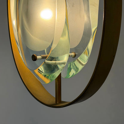 Rare Max Ingrand Model 1933 Pendant for Fontana Arte, Italy, 1961 Pendant Lights