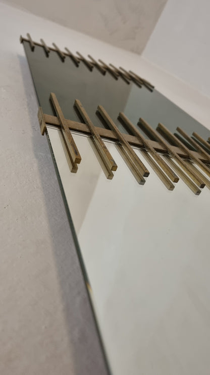 Rare Mirror by Ettore Sottsass for Santambrogio & De Berti, 1962 Mirrors