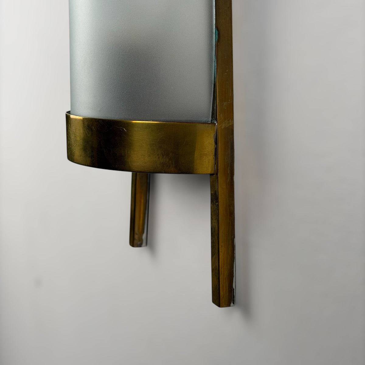Rare Monumental Single Sconce by Max Ingrand for Fontana Arte, 1950s Sconces