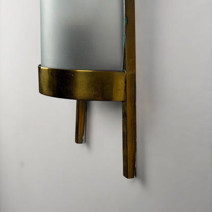 Rare Monumental Single Sconce by Max Ingrand for Fontana Arte, 1950s Sconces