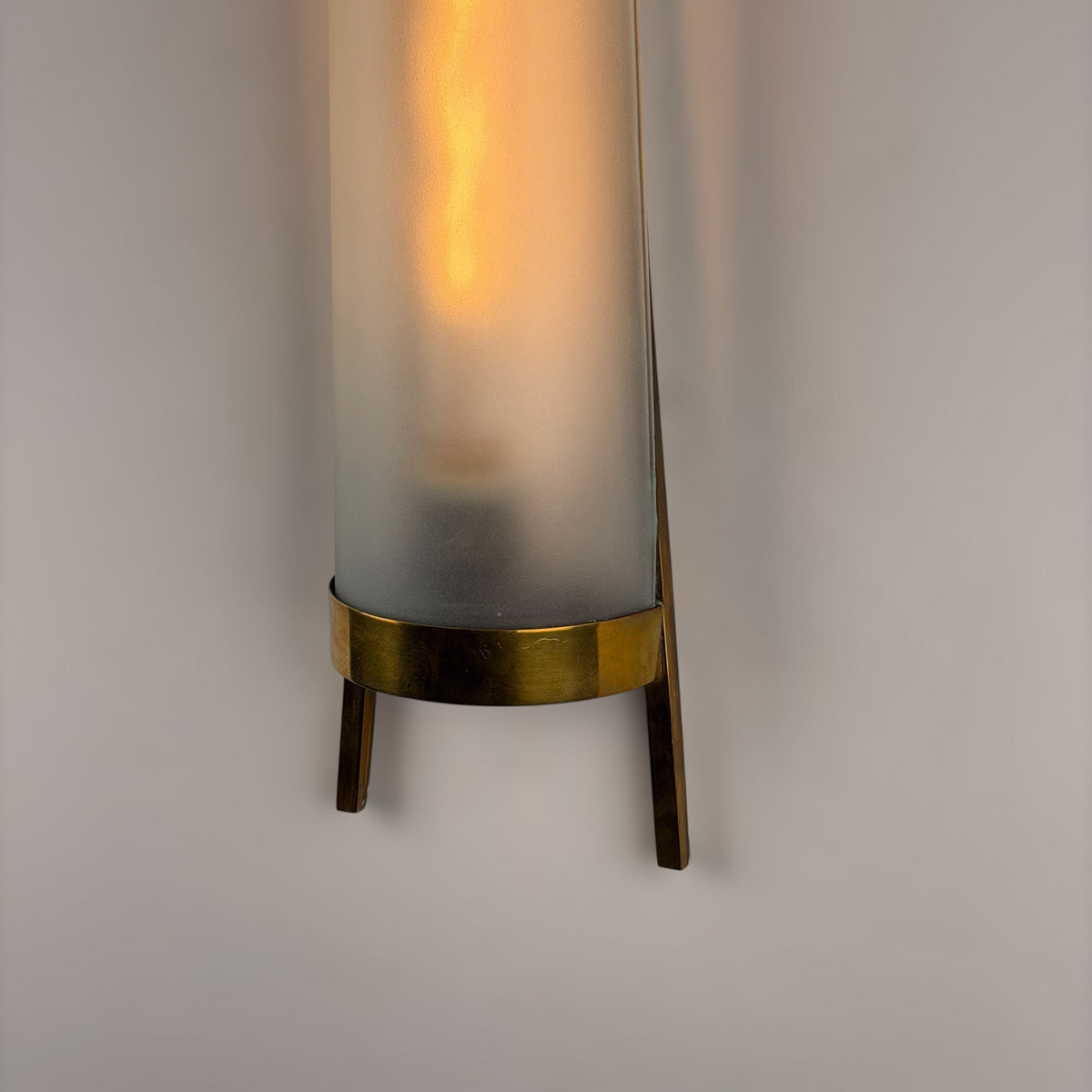 Rare Monumental Single Sconce by Max Ingrand for Fontana Arte, 1950s Sconces