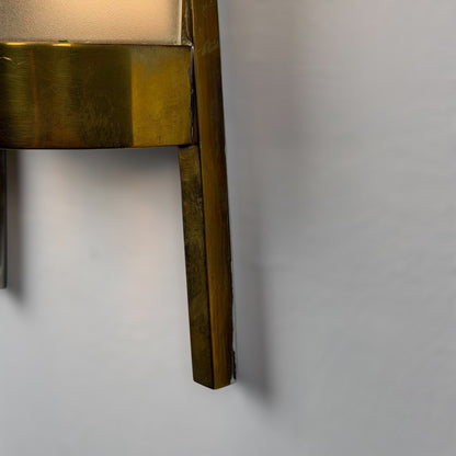 Rare Monumental Single Sconce by Max Ingrand for Fontana Arte, 1950s Sconces