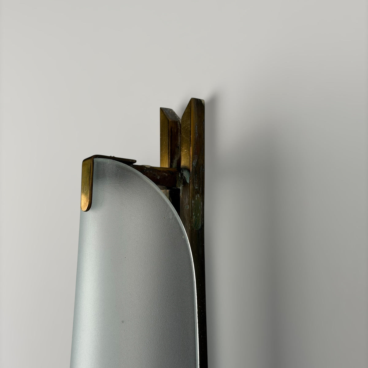 Rare Monumental Single Sconce by Max Ingrand for Fontana Arte, 1950s Sconces