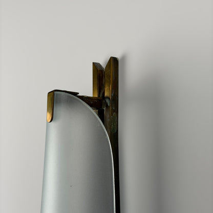 Rare Monumental Single Sconce by Max Ingrand for Fontana Arte, 1950s Sconces