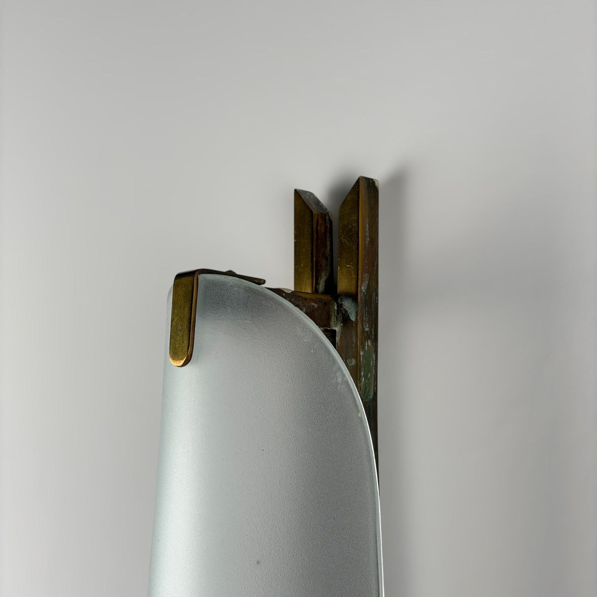 Rare Monumental Single Sconce by Max Ingrand for Fontana Arte, 1950s Sconces