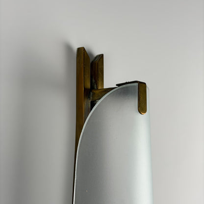 Rare Monumental Single Sconce by Max Ingrand for Fontana Arte, 1950s Sconces