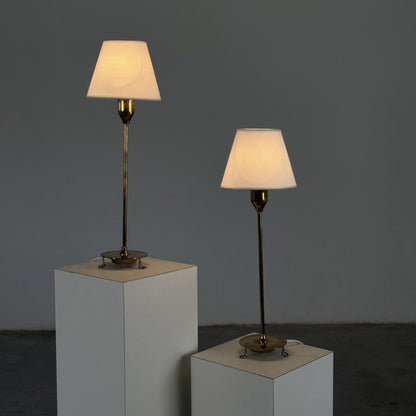 Rare Pair of Table Lamps Model 2552/2 by Josef Frank for Svenskt Tenn, Sweden Table Lamps