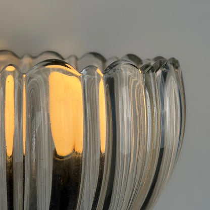 Rare Pair of "Corolla" Sconces by Archimede Seguso for Seguso Vetri d'Arte, 1930s Sconces