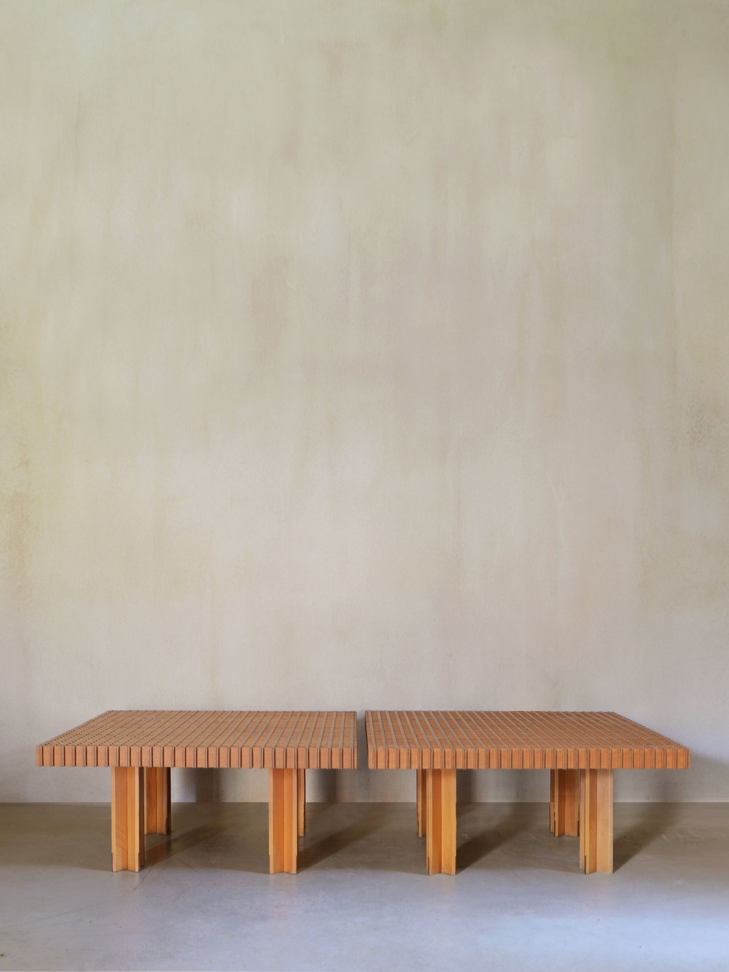 Rare Pair of "Kyoto" Coffee Tables by Pierluigi Ghianda, 1993 Coffee Tables