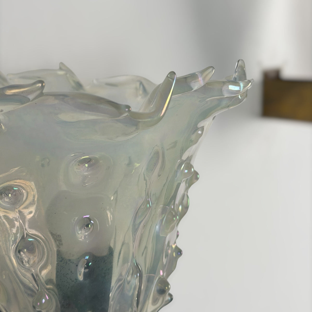 Rare Pair of "Medusa" Murano Glass Wall Sconces by Ercole Barovier, 1940s Sconces