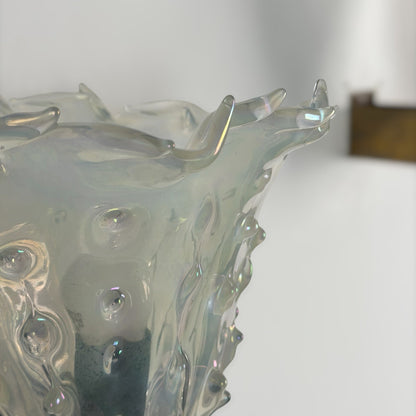 Rare Pair of "Medusa" Murano Glass Wall Sconces by Ercole Barovier, 1940s Sconces