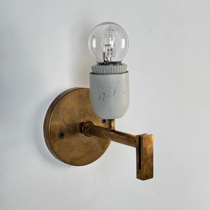 Rare Pair of Model 157-PX Wall Lights by Gino Sarfatti for Arteluce, Italy, 1960 Sconces
