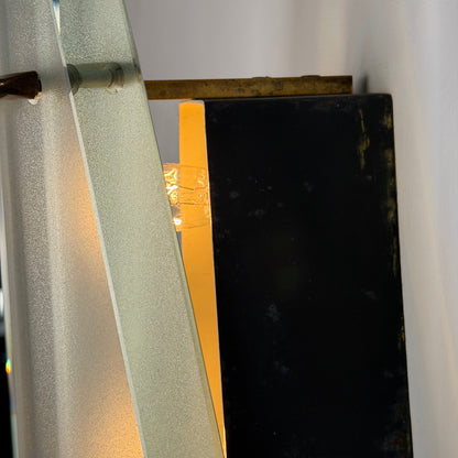 Rare Pair of Model 1937 Wall Lights by Max Ingrand for Fontana Arte, Italy, 1958 Sconces